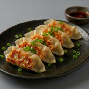 Pan-Fried Japanese Gyoza (Dumplings) Veggie 日式煎饺 素锅贴 6 pcs