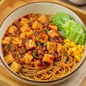 Sichuan Mapo Tofu Noodles