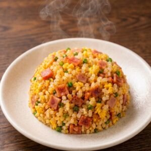 Wok-Fried Rice with Ham and Egg 火腿蛋炒饭