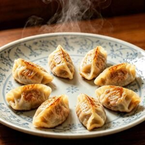 Pan-Fried Dumplings Chicken 8pcs  鸡肉锅贴/煎饺8个