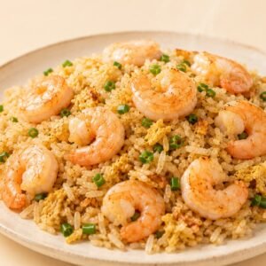 King Prawn Egg Fried Rice 大虾蛋炒饭